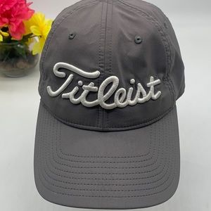 Titleist Gray Golf Hat with white embroidered logo